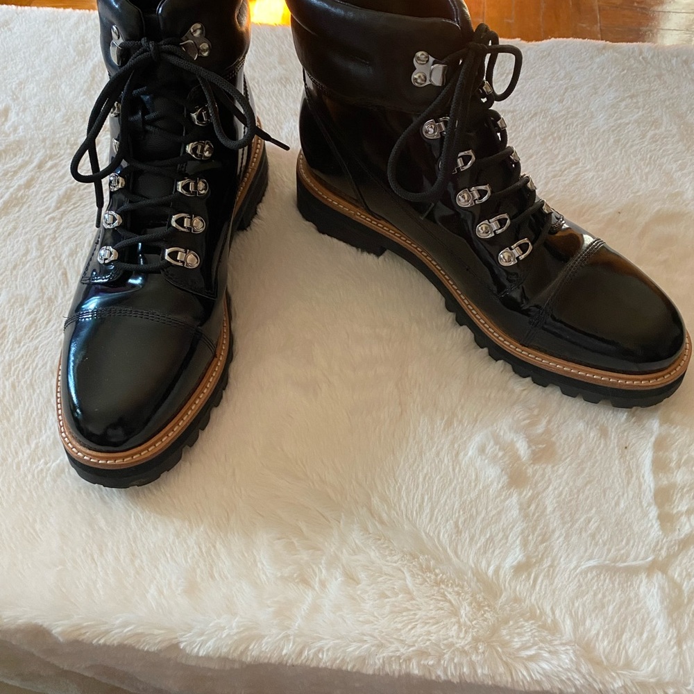 Marc Fisher Patent Booties
